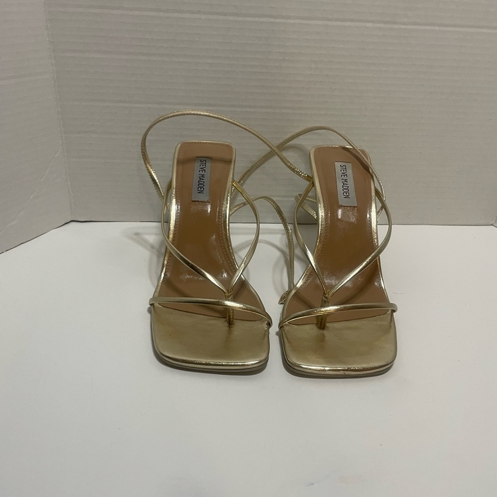 Steve Madden Annie Gold Heels